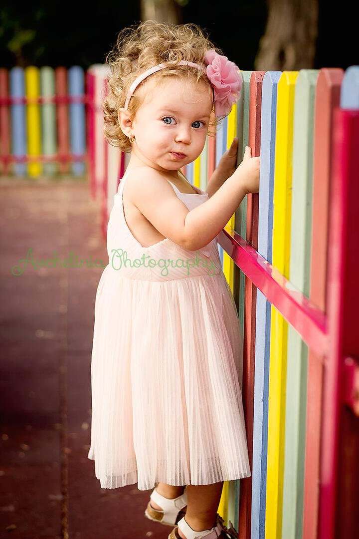 The girl and the colors